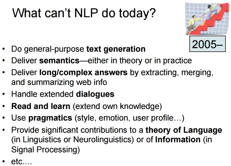 NLP can't do today