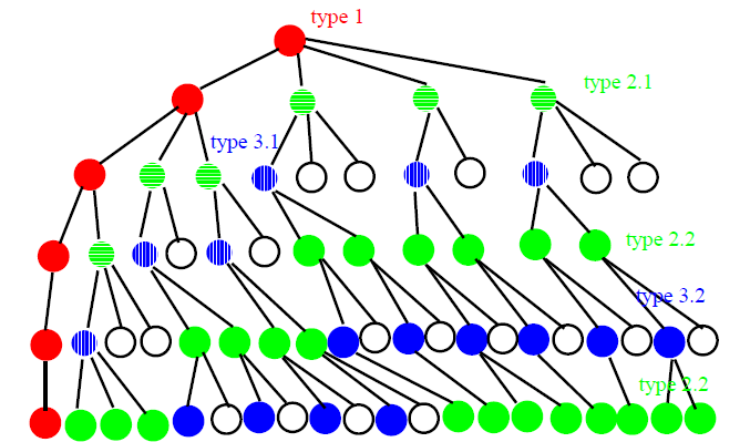 Three Types of critial nodes